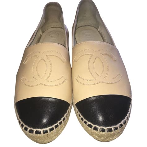 chanel espadrilles selber machen|Chanel leather espadrilles.